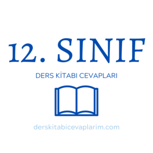 12. sınıf ders kitabı cevapları