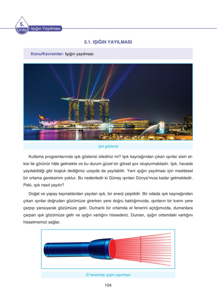 5. Sınıf Fen Bilimleri Ders Kitabı Cevapları SDR Dikey Yayıncılık