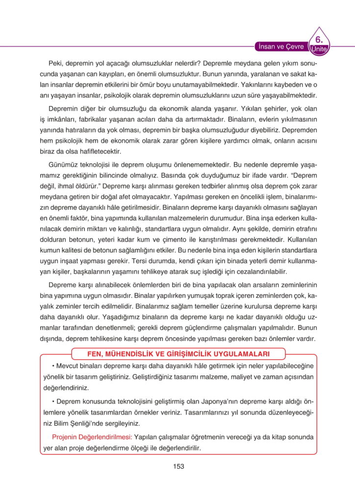 5. Sınıf Fen Bilimleri Ders Kitabı Cevapları SDR Dikey Yayıncılık