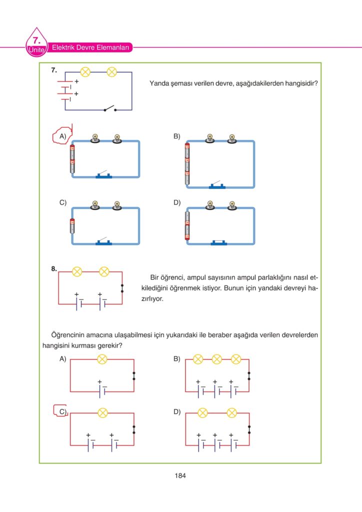 5. Sınıf Fen Bilimleri Ders Kitabı Cevapları SDR Dikey Yayıncılık
