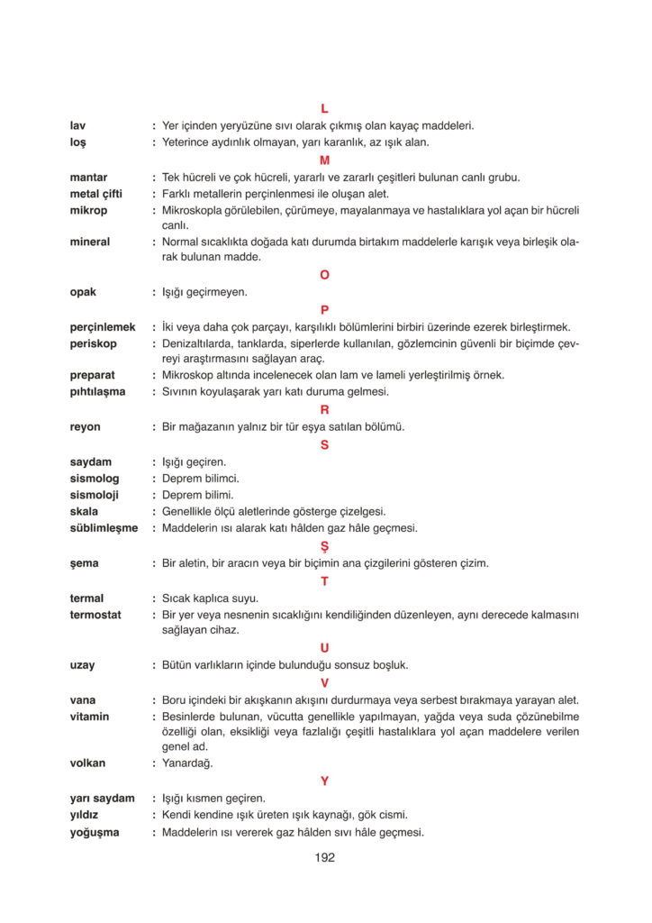 5. Sınıf Fen Bilimleri Ders Kitabı Cevapları SDR Dikey Yayıncılık