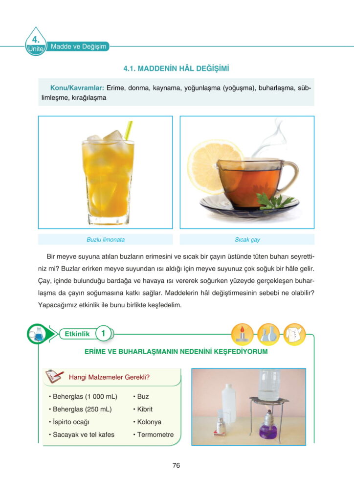 5. Sınıf Fen Bilimleri Ders Kitabı Cevapları SDR Dikey Yayıncılık