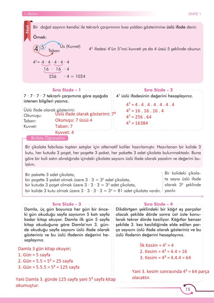 6. sınıf matematik meb yayınları sayfa 15 cevapları