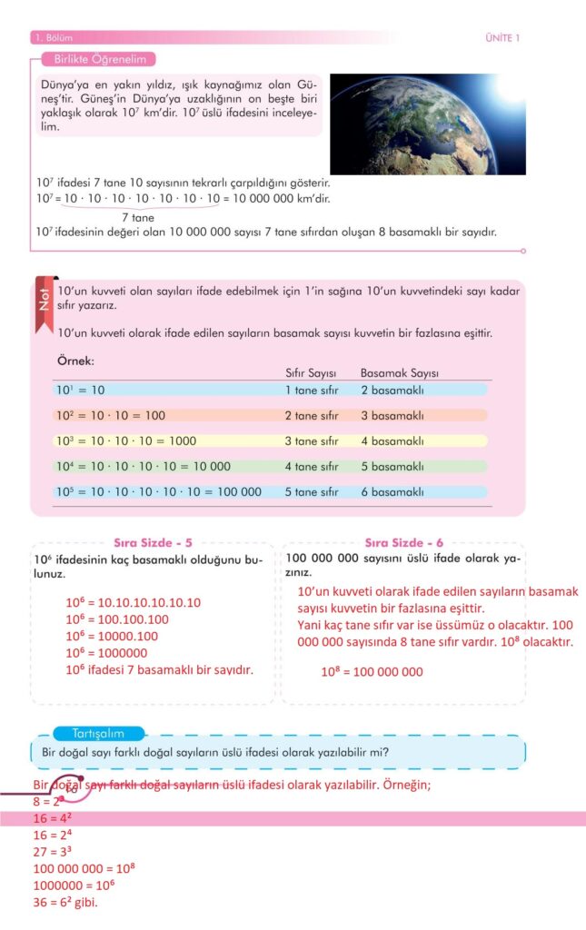 6. sınıf matematik meb yayınları sayfa 16 cevapları