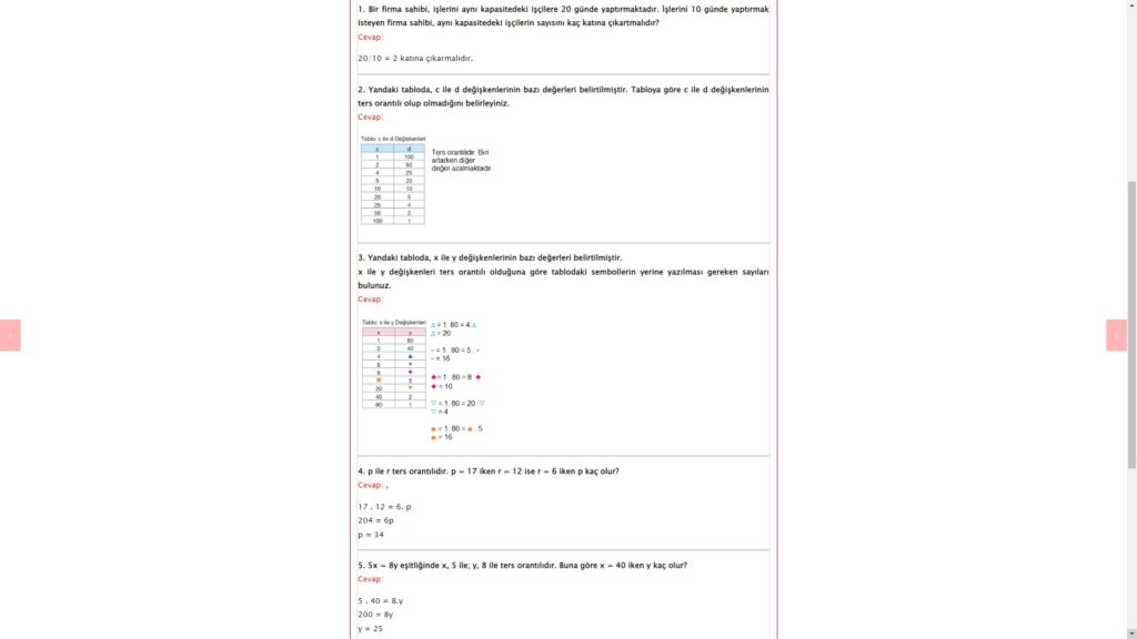7. sınıf matematik berkay yayınları sayfa 120 cevapları