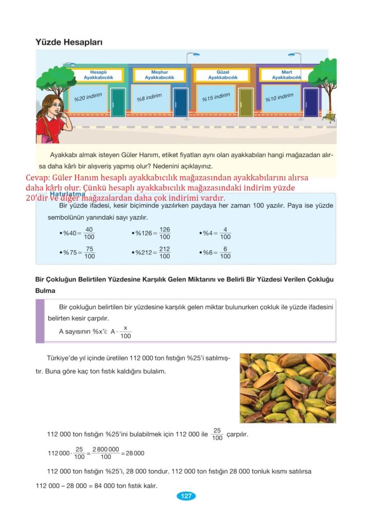 7. sınıf matematik berkay yayınları sayfa 127 cevapları