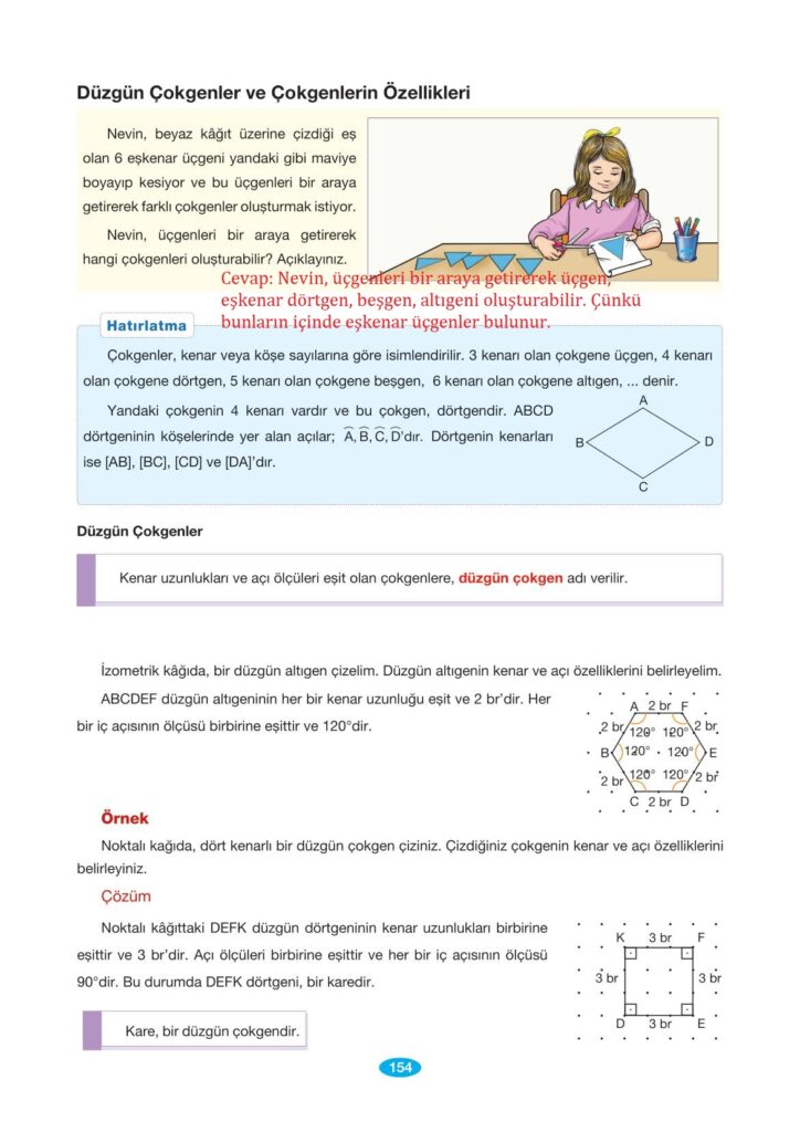 7. sınıf matematik berkay yayınları sayfa 154 cevapları