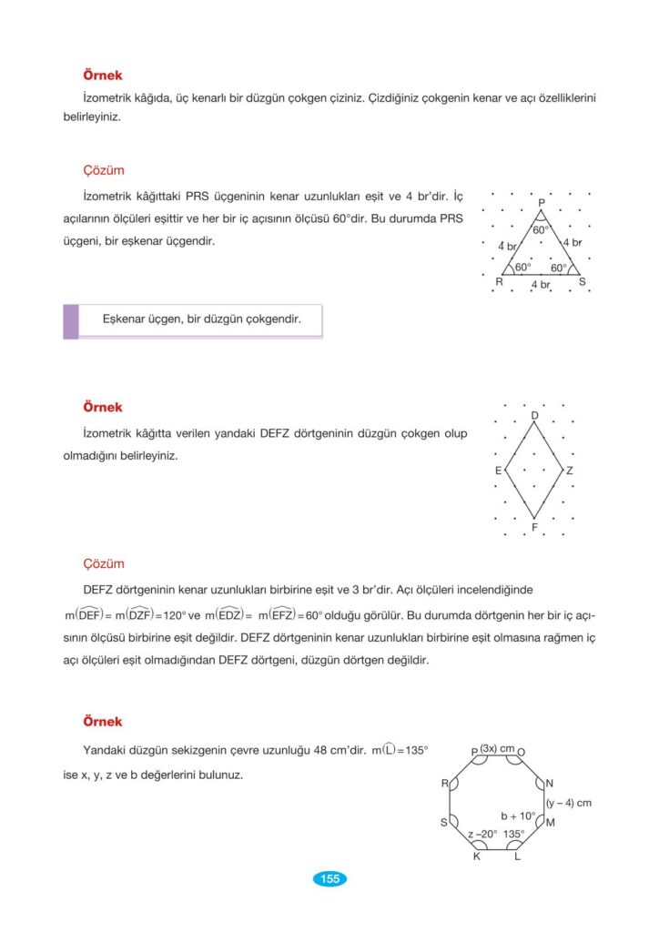 7. sınıf matematik berkay yayınları sayfa 155 cevapları