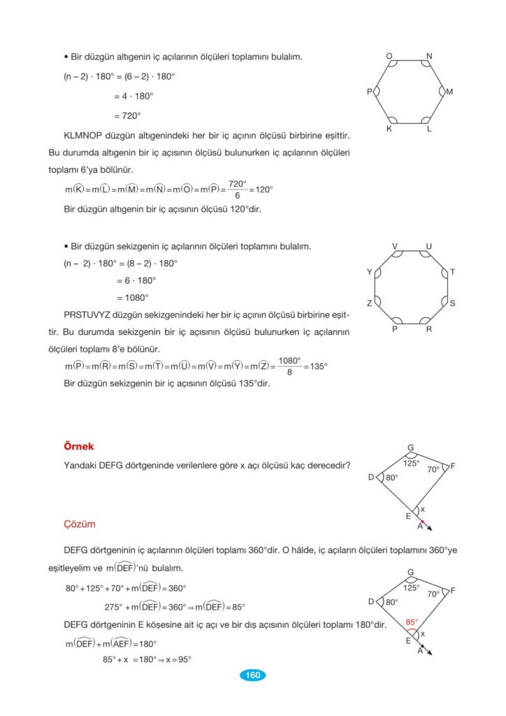 7. sınıf matematik berkay yayınları sayfa 160 cevapları