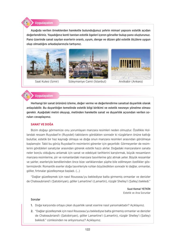 10.sınıf felsefe ders kitabı sayfa 122 cevabı tuna yayınları 