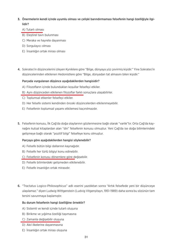 10.sınıf gazete sayfa 31 cevabı tuna yayınları 