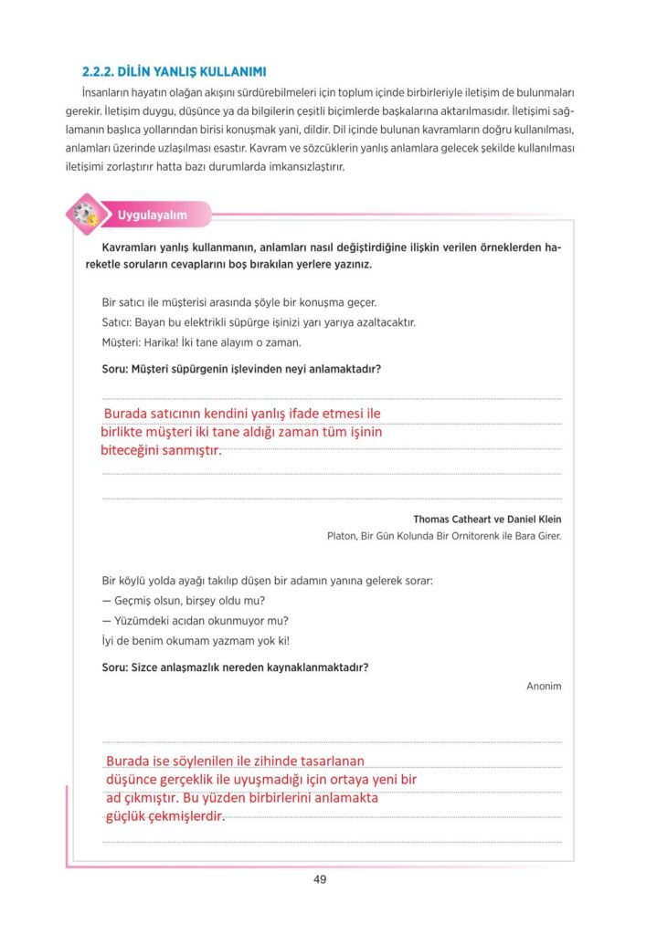 10.sınıf gazete sayfa 39 cevabı tuna yayınları 