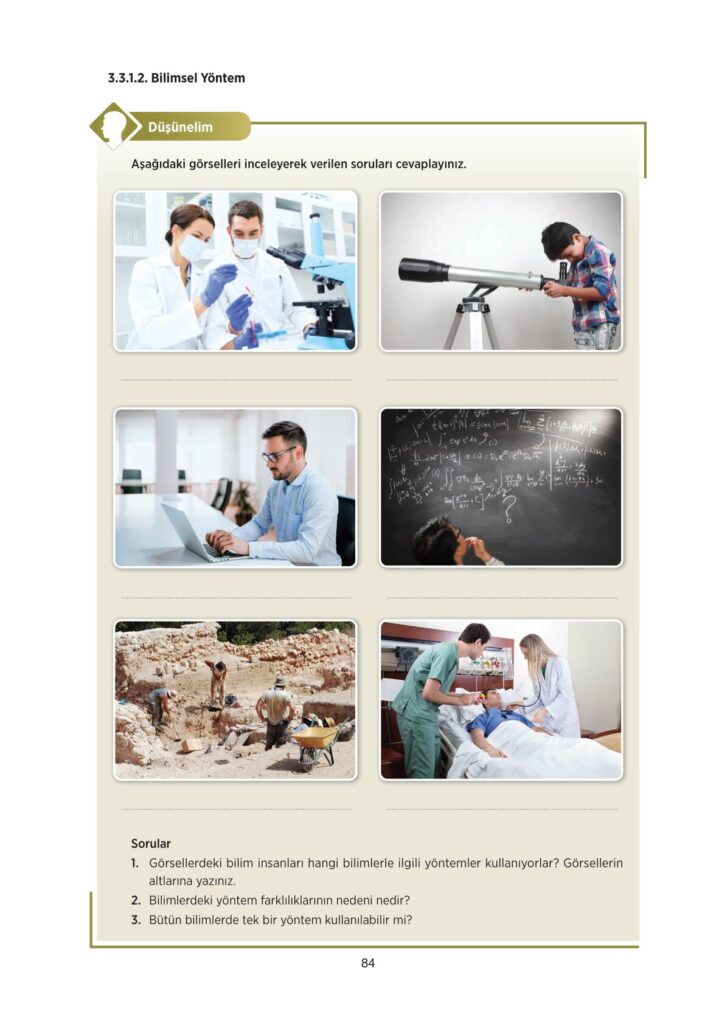 10. sınıf felsefe tuna yayınları sayfa 84 cevapları