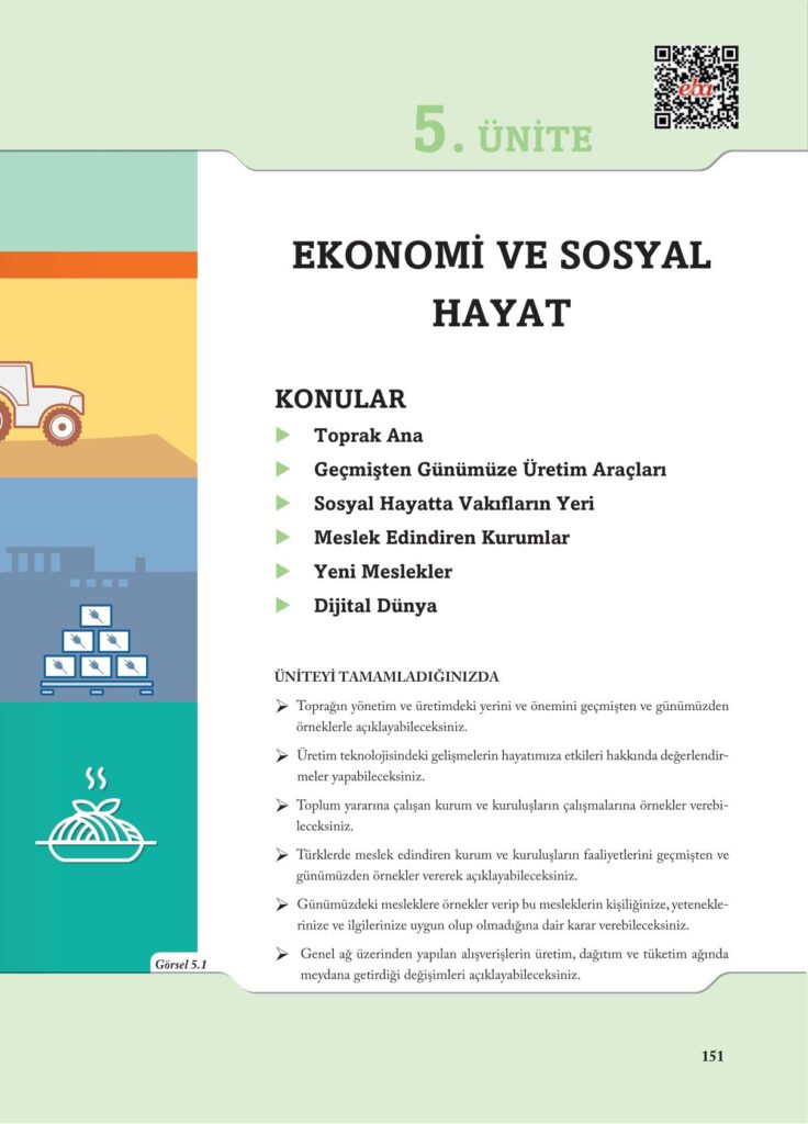 7.sınıf sosyal kitabı sayfa 151 cevapları ekoyay yayıncılık