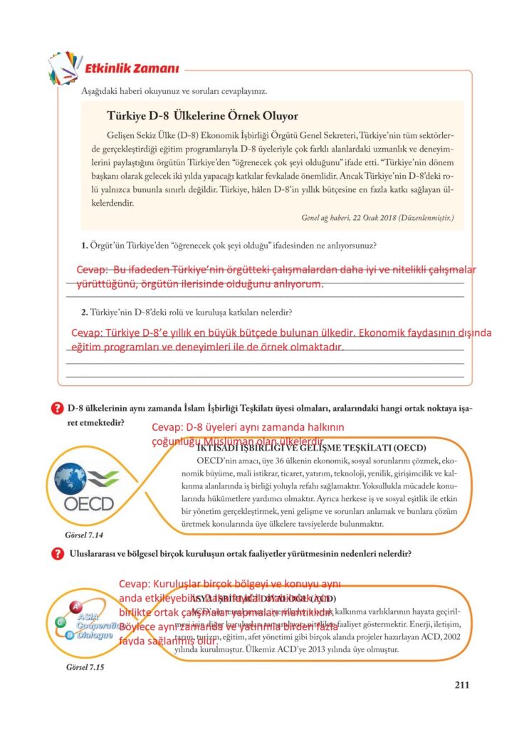 7.sınıf sosyal bilgiler ekoyay yayınları sayfa 211 cevabı