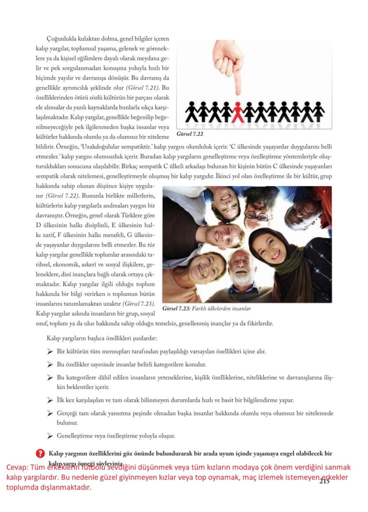 7.sınıf sosyal bilgiler ekoyay yayınları sayfa 215 cevabı 