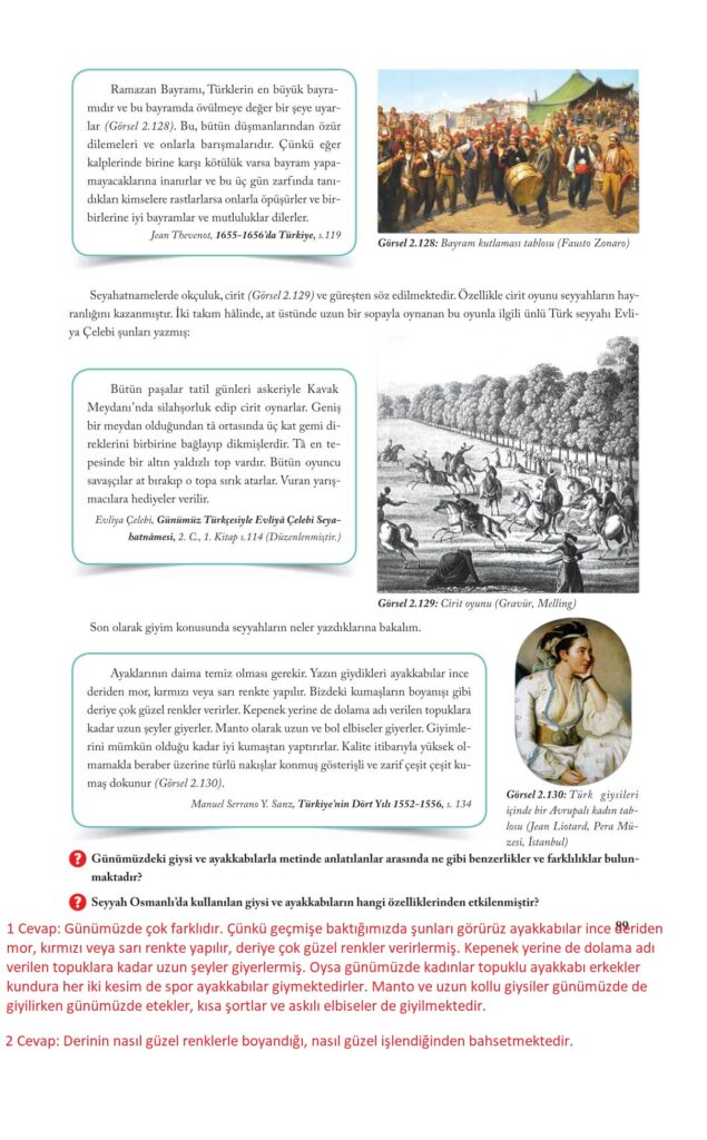 7.sınıf sosyal kitabı sayfa 89 cevapları ekoyay yayıncılık