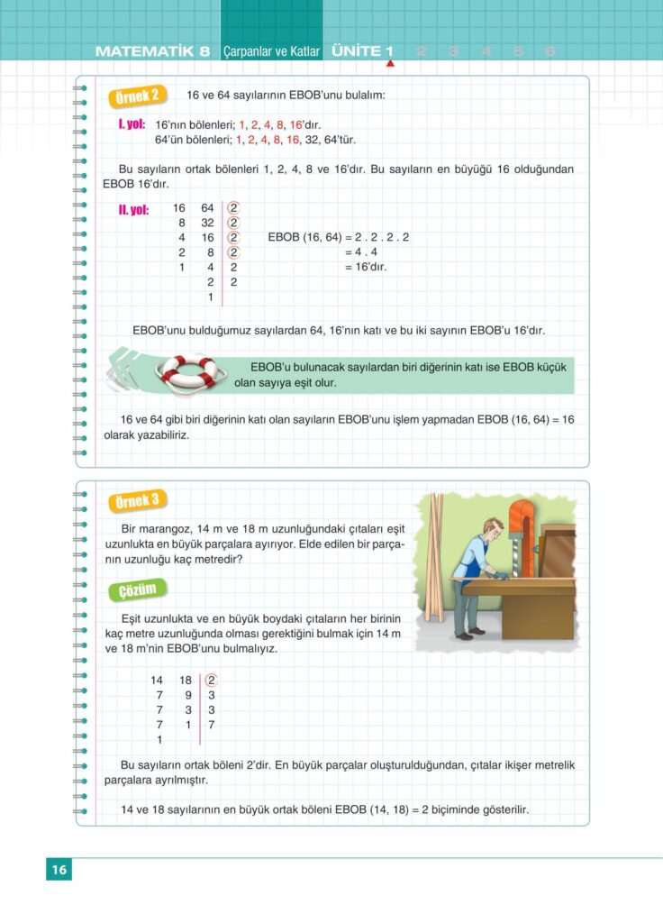 8.sınıf matematik koza yayınları sayfa 16 cevabı