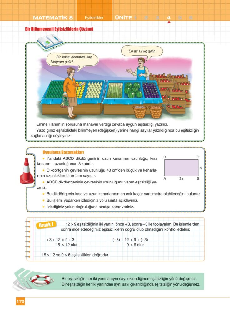8.sınıf matematik koza yayınları sayfa 170 cevabı