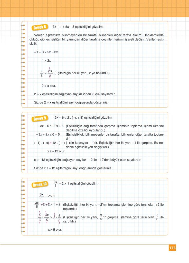 8.sınıf matematik koza yayınları sayfa 173 cevabı 