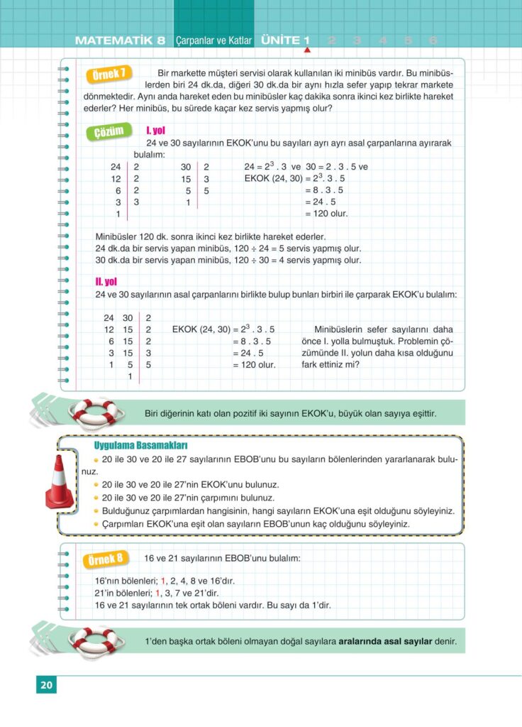 8.sınıf matematik koza yayınları sayfa 20 cevabı 
