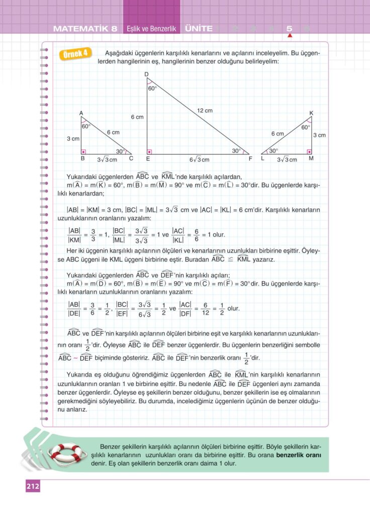 8.sınıf matematik koza yayınları sayfa 212 cevabı 
