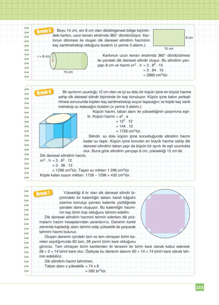 8.sınıf matematik koza yayınları sayfa 253 cevabı