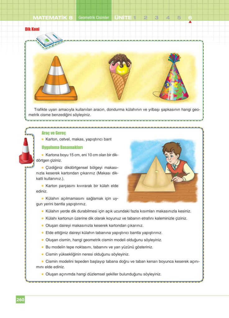 8.sınıf matematik koza yayınları sayfa 260 cevabı 