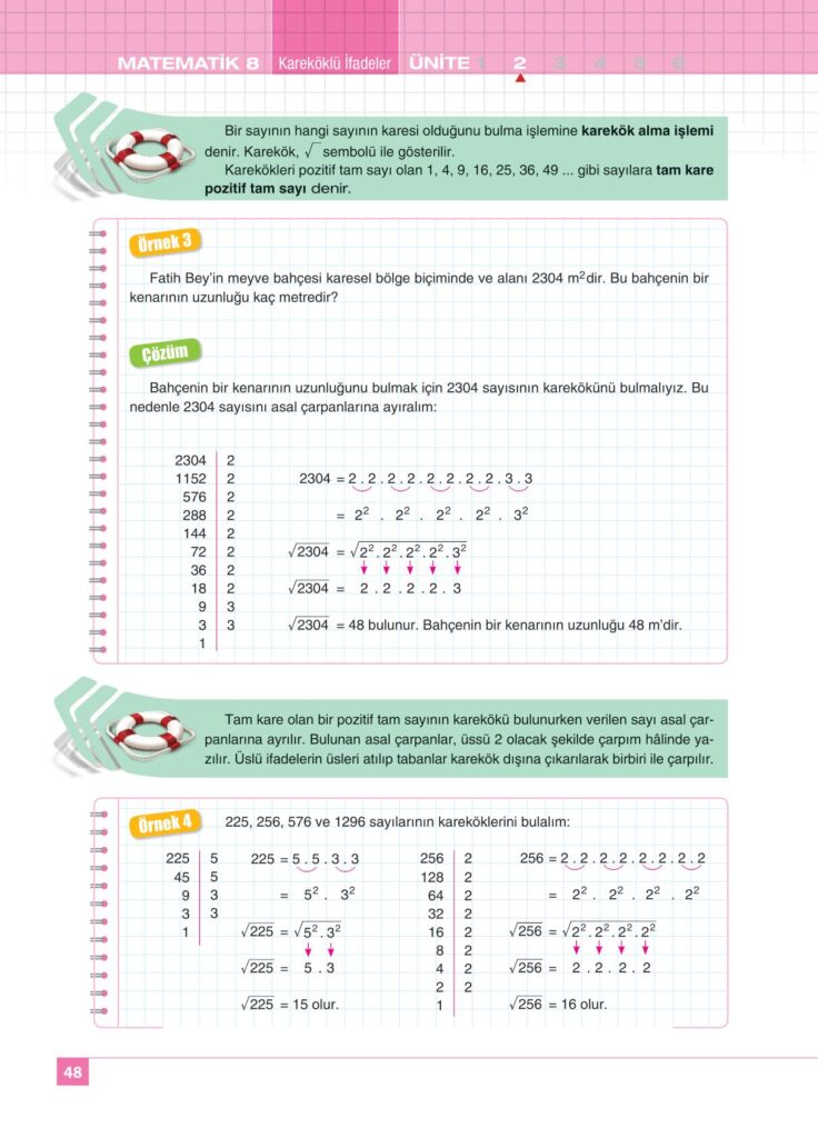 8.sınıf matematik koza yayınları sayfa 48 cevabı