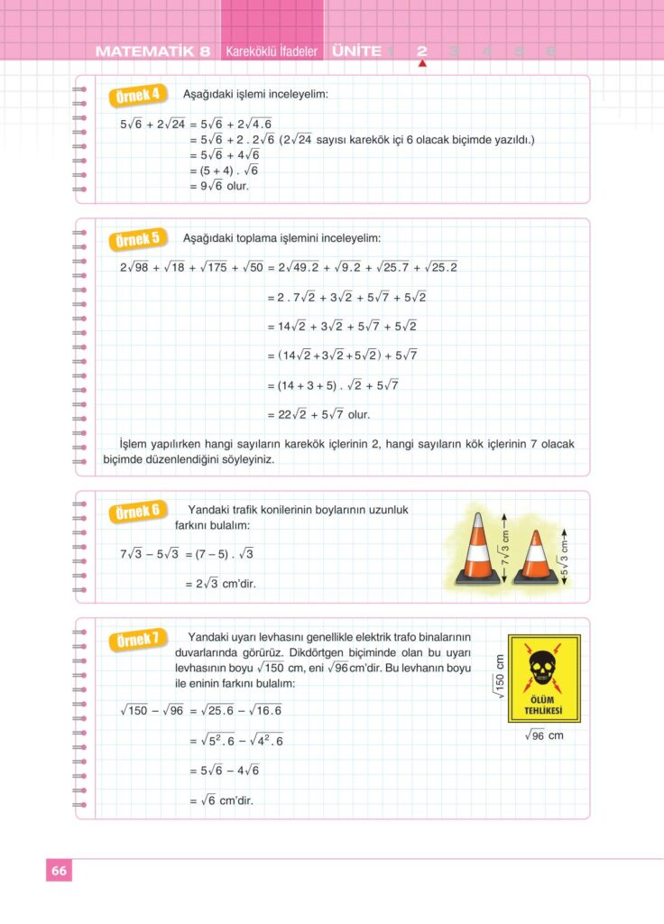 8.sınıf matematik koza yayınları sayfa 66 cevabı 