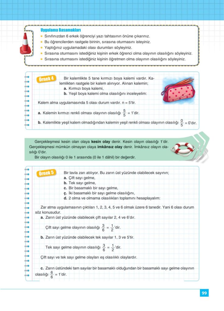 8.sınıf matematik koza yayınları sayfa 99 cevabı 
