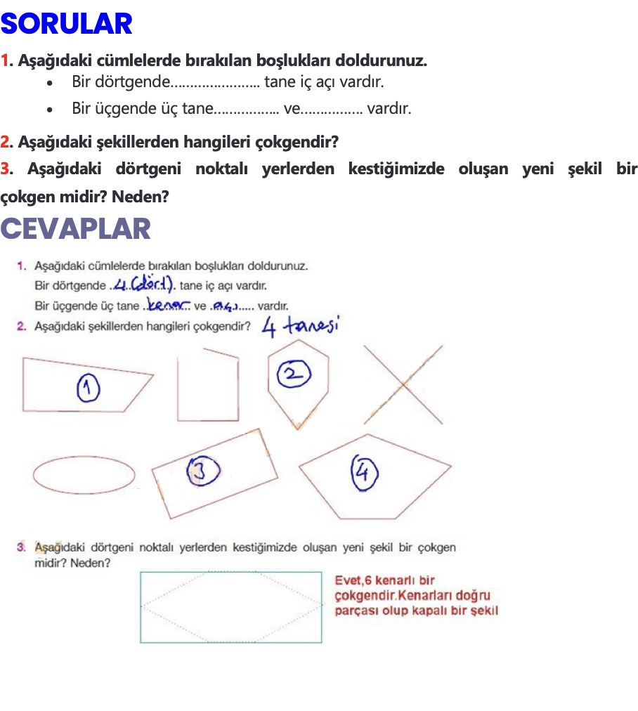 5.sınıf matematik sayfa 138 cevabı özgün yayınları