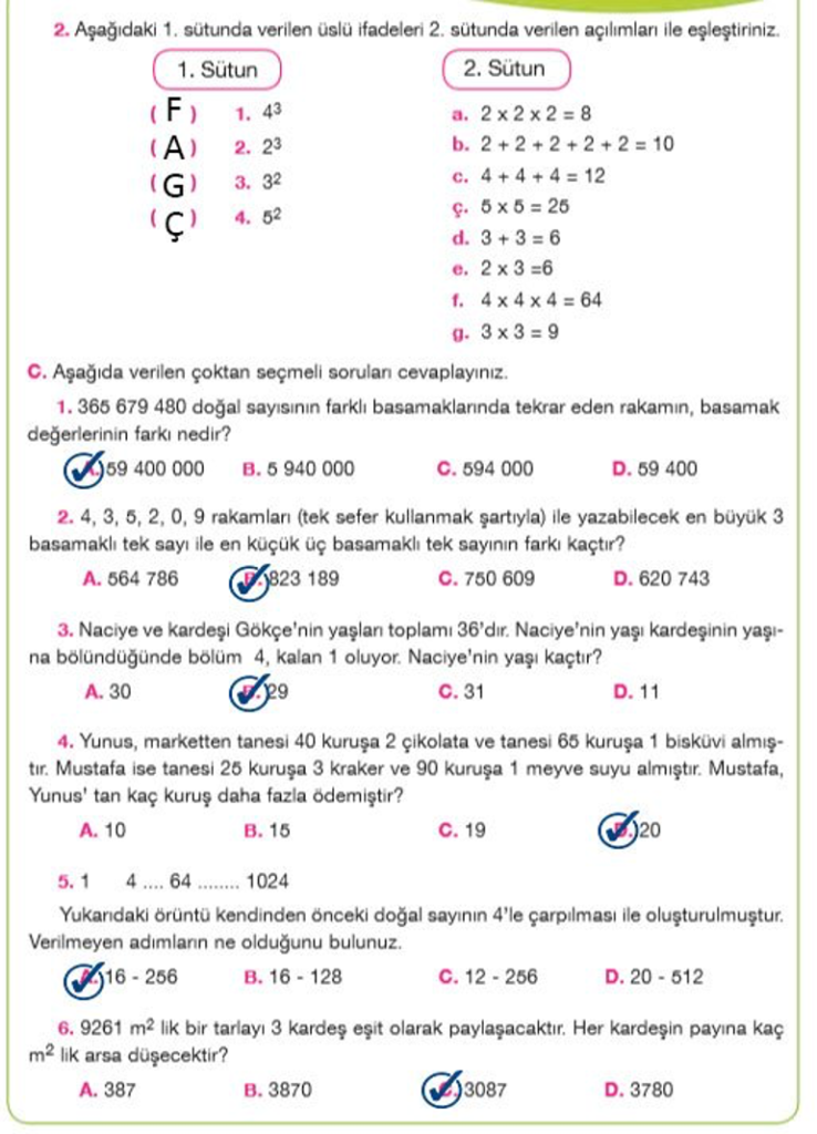 5.sınıf matematik sayfa 90 cevabı özgün yayınları 