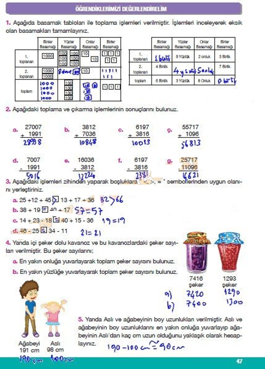 5. sınıf matematik özgün yayınları sayfa 47 cevapları 
