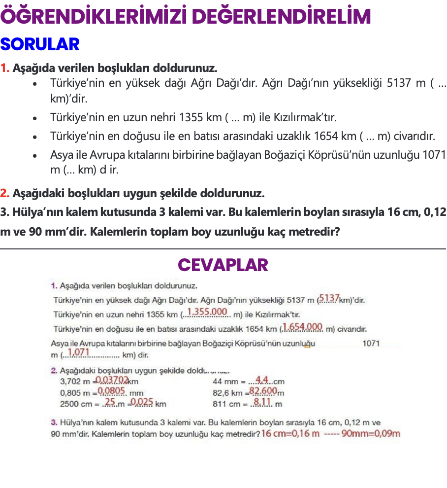 5.sınıf matematik sayfa 209 cevabı özgün yayınları 