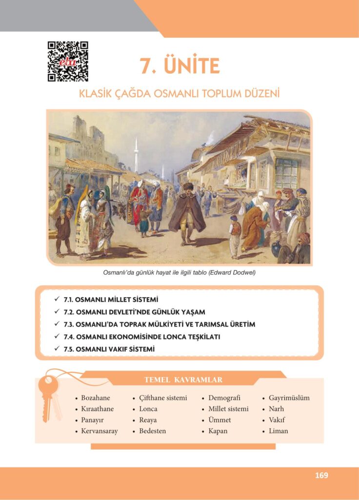 10. sınıf tarih ders kitabı sayfa 169 cevabı ilke yayınları