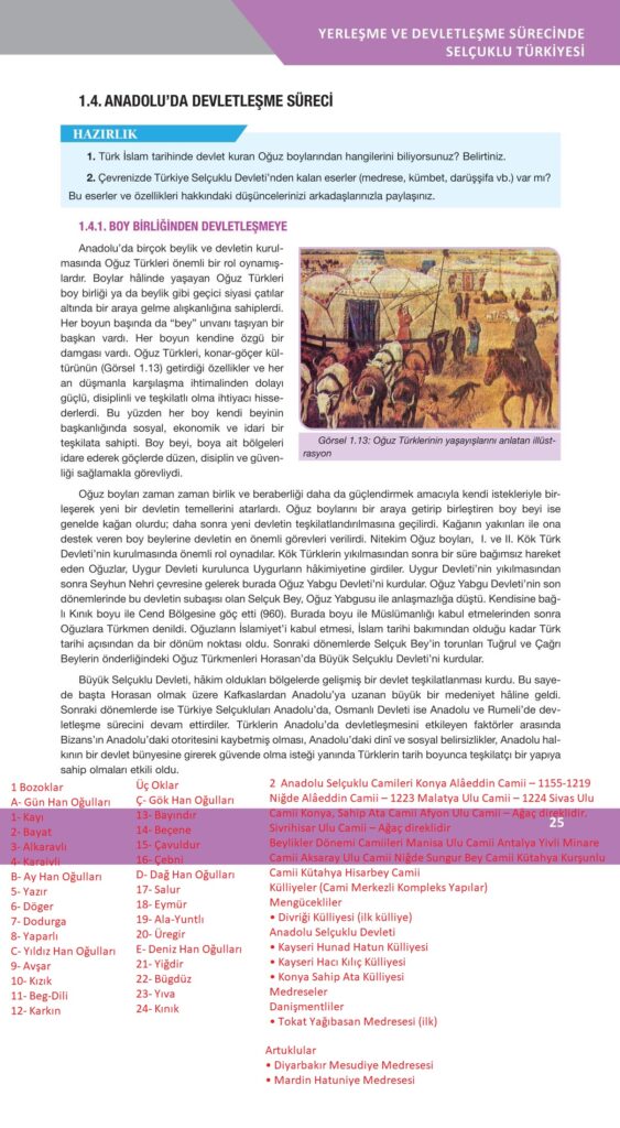 10. sınıf tarih ders kitabı sayfa 25 cevabı ilke yayınları 