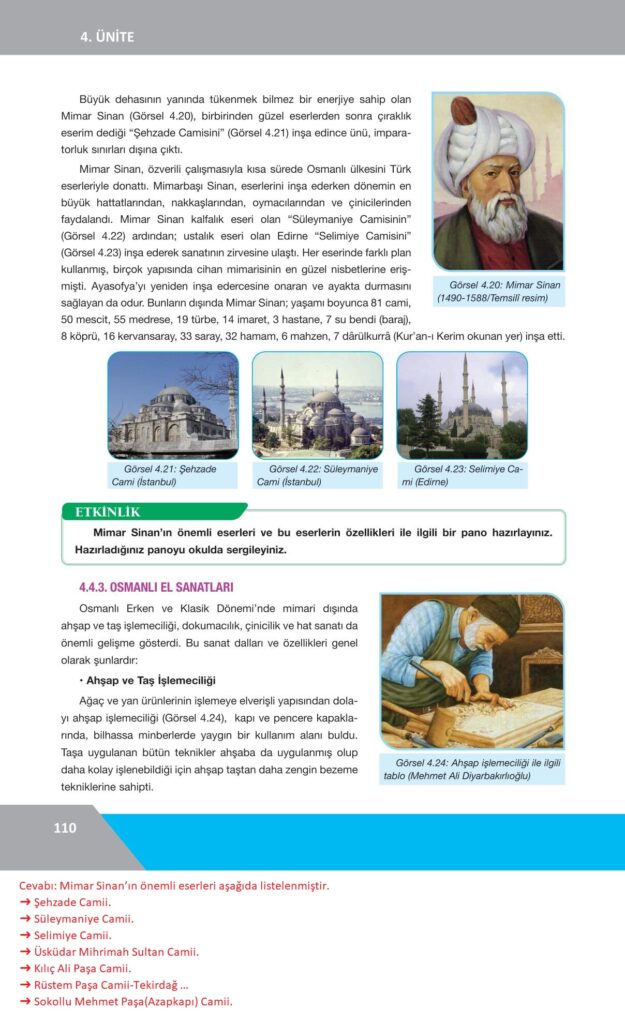 10. sınıf tarih ders kitabı sayfa 110 cevabı ilke yayınları 