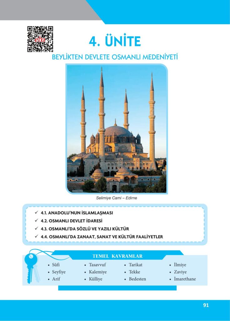 10. sınıf tarih ilke yayınları sayfa 91 cevapları