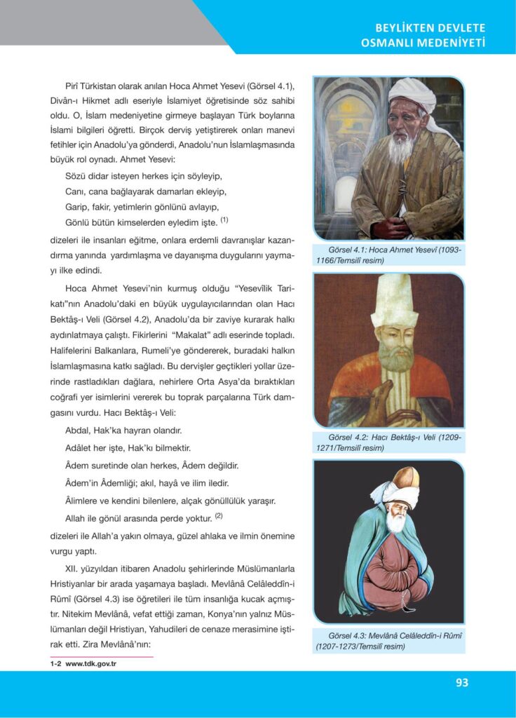 10. sınıf tarih ders kitabı sayfa 93 cevabı ilke yayınları 