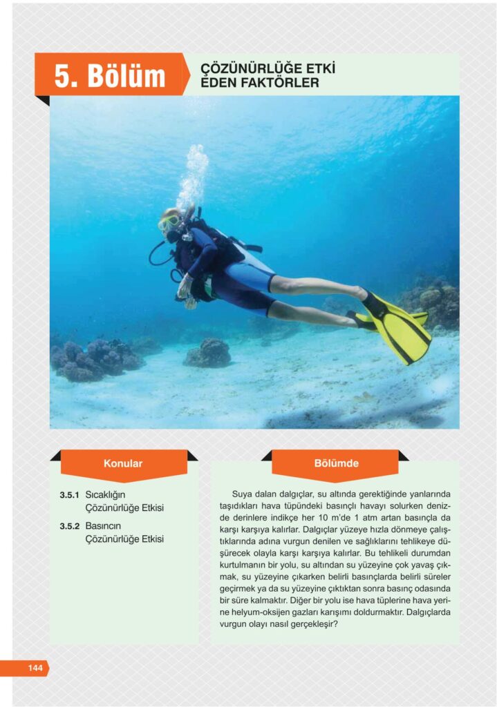 11. sınıf kimya e-kare yayınları sayfa 144 cevapları 