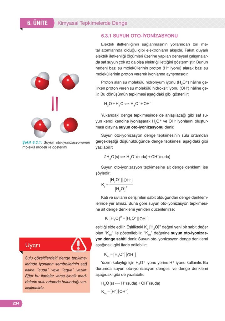 11. sınıf kimya e-kare yayınları sayfa 234 cevapları