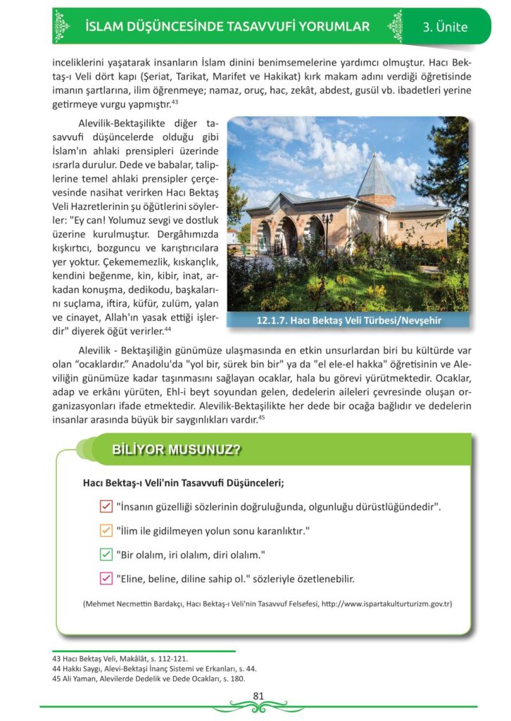 12. sınıf din kültürü ve ahlak bilgisi ders kitabı sayfa 81 cevabı meb yayınları 