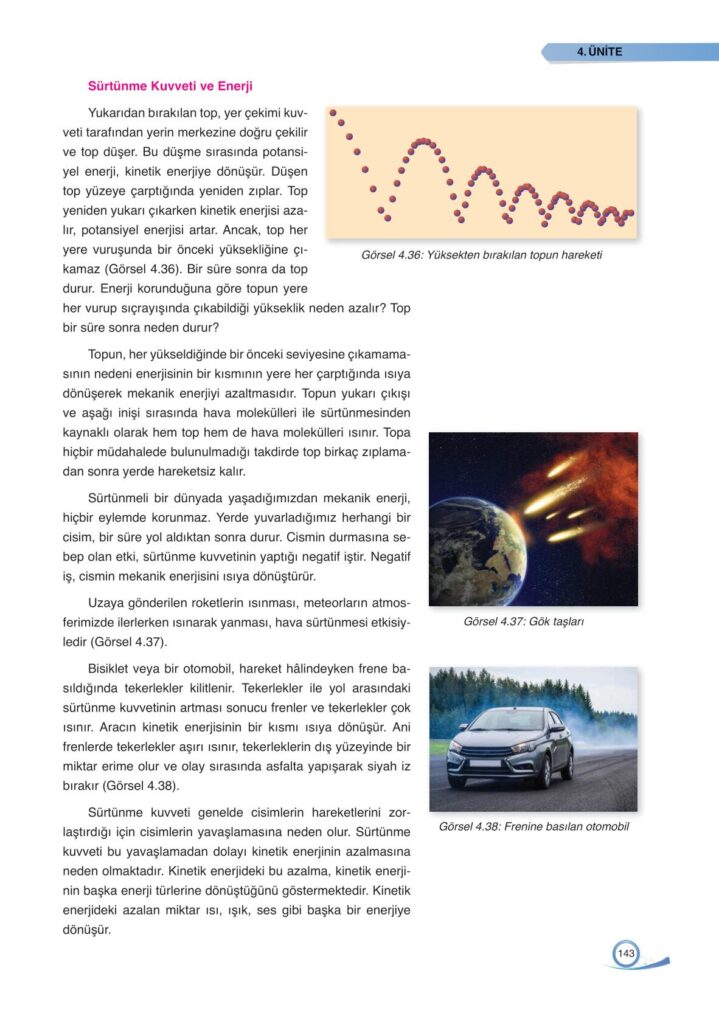 9. sınıf fizik ders kitabı sayfa 143 cevabı ata yayınları