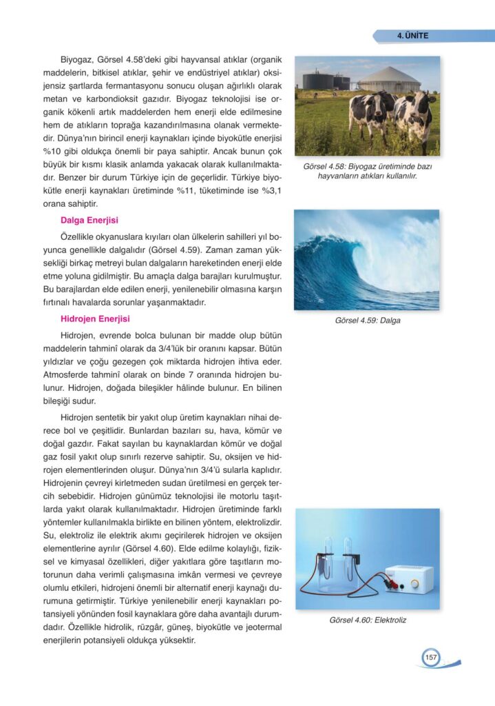 9. sınıf fizik ders kitabı sayfa 157 cevabı ata yayınları