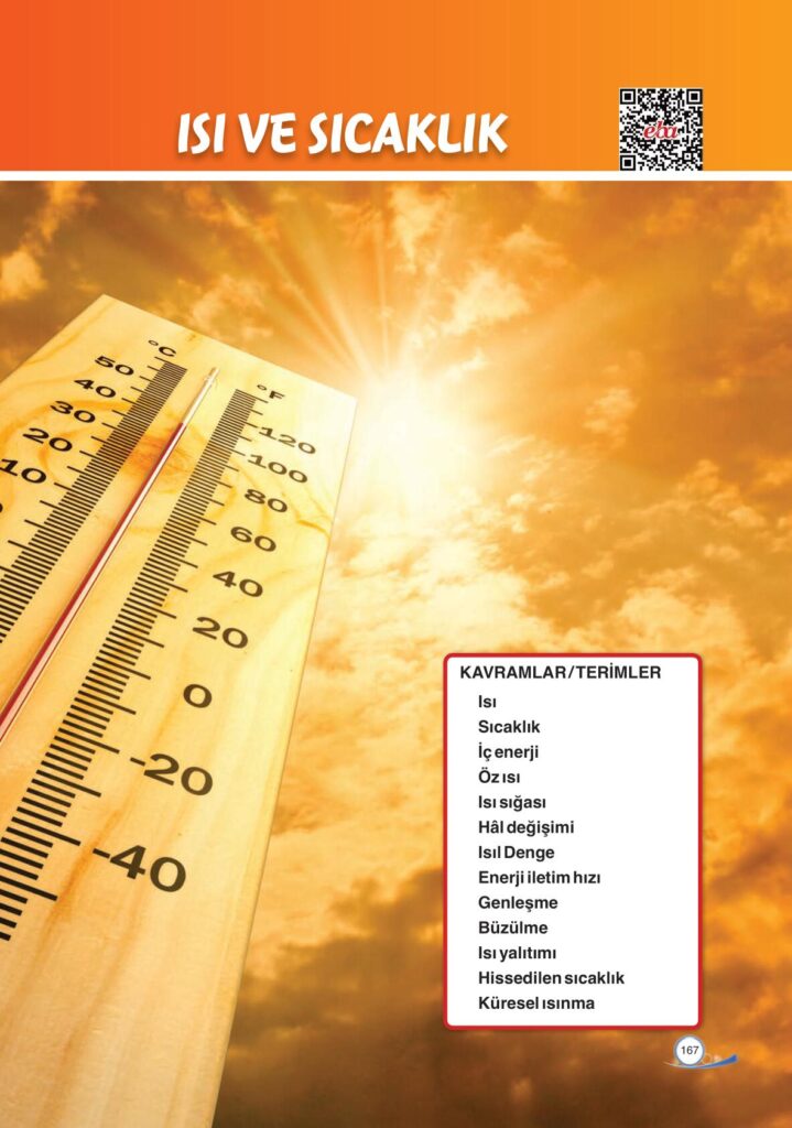 9. sınıf fizik ders kitabı sayfa 167 cevabı ata yayınları