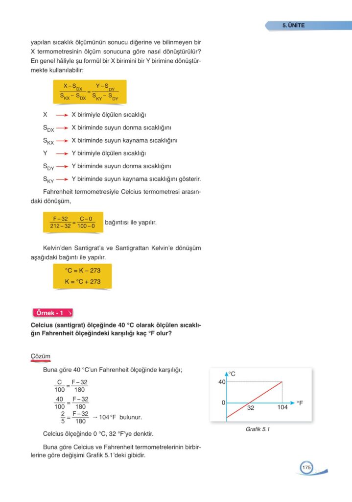 9. sınıf fizik ata yayınları sayfa 175 cevapları