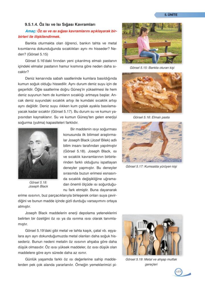 9. sınıf fizik ders kitabı sayfa 177 cevabı ata yayınları