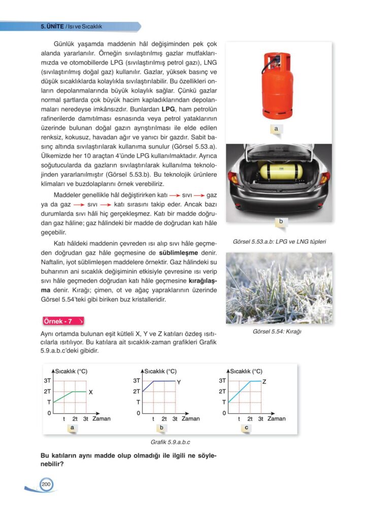 9. sınıf fizik ders kitabı sayfa 200 cevabı ata yayınları