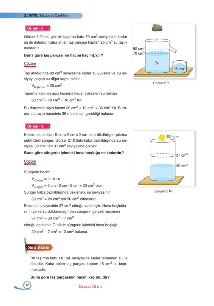 9. sınıf fizik ata yayınları sayfa 42 cevapları